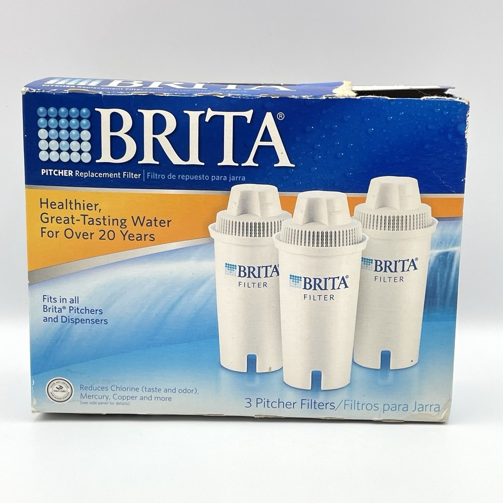 Brita Pitcher Replacement Water Filters 3 Pack‎ Open Box Sealed New OEM OB03